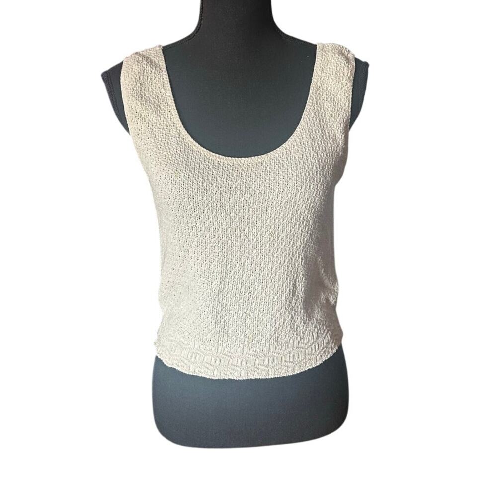 Vintage-Inspired Knit Tank Top | Neutral Minimalist Big City Brand